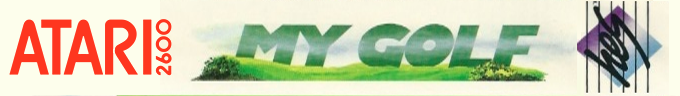 My Golf logo for Atari 2600